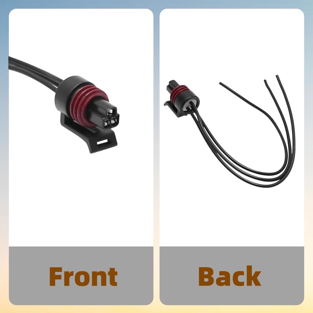 2 Sets 5C3Z12224A 904-222 ICP EBP 3 Ways Wiring Harness Connector Pigtail Replacement for Ford F250 F350 F450 F550 Super Duty 6.0L 7.3L