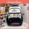 Girls Nylon Cartoon Backpack With Large Capacity And Labubu Design For Middle School Students