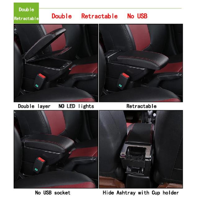 For Suzuki Swift Armrest Box For Suzuki Swift Car Armrest Car Accessories Interior Details Storage Box Retrofit Parts 2005-2023