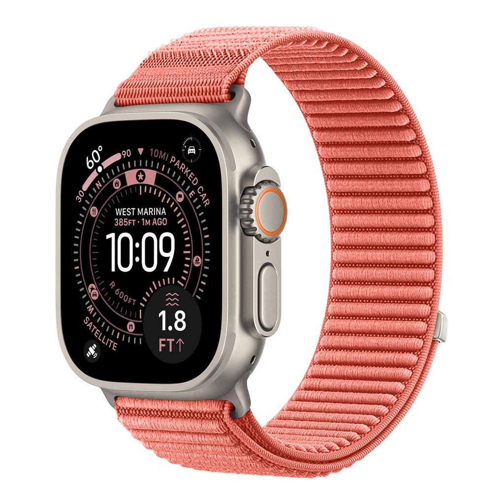 Strap for Apple Watch Ultra 3 Bands Iwatch 49mm 44mm 40mm 42mm 46mm 41mm 45mm Nylon Loop Correa Bracelet Series 10 9 8 7 2 Se 11