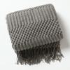 Sofa throw blanket, hotel air conditioning blanket, solid color knitted blanket, homestay bed end decorative blanket, versatile bed cover with