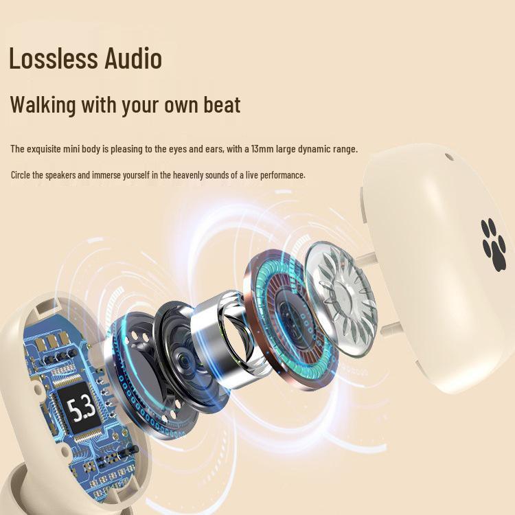 Mini Bluetooth Earphones 2025 with Noise Reduction, High Sound Quality, and Long Battery Life - Compatible with Huawei, Apple, Xiaomi