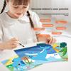 12er Set 3D Eva-Schaumstoff-Sticker, DIY Cartoon-Tier Lern-Bildungs-Malaufkleber, Kunstunterricht Mal-Puzzle Bastelarbeit