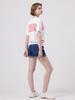 AYIHOLIC CASHMERE Marine Stripe V-Neck Pullover