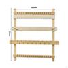 Wooden Weaving Loom Kit Portable Kids Skill Development Beginner Set for Beginners,