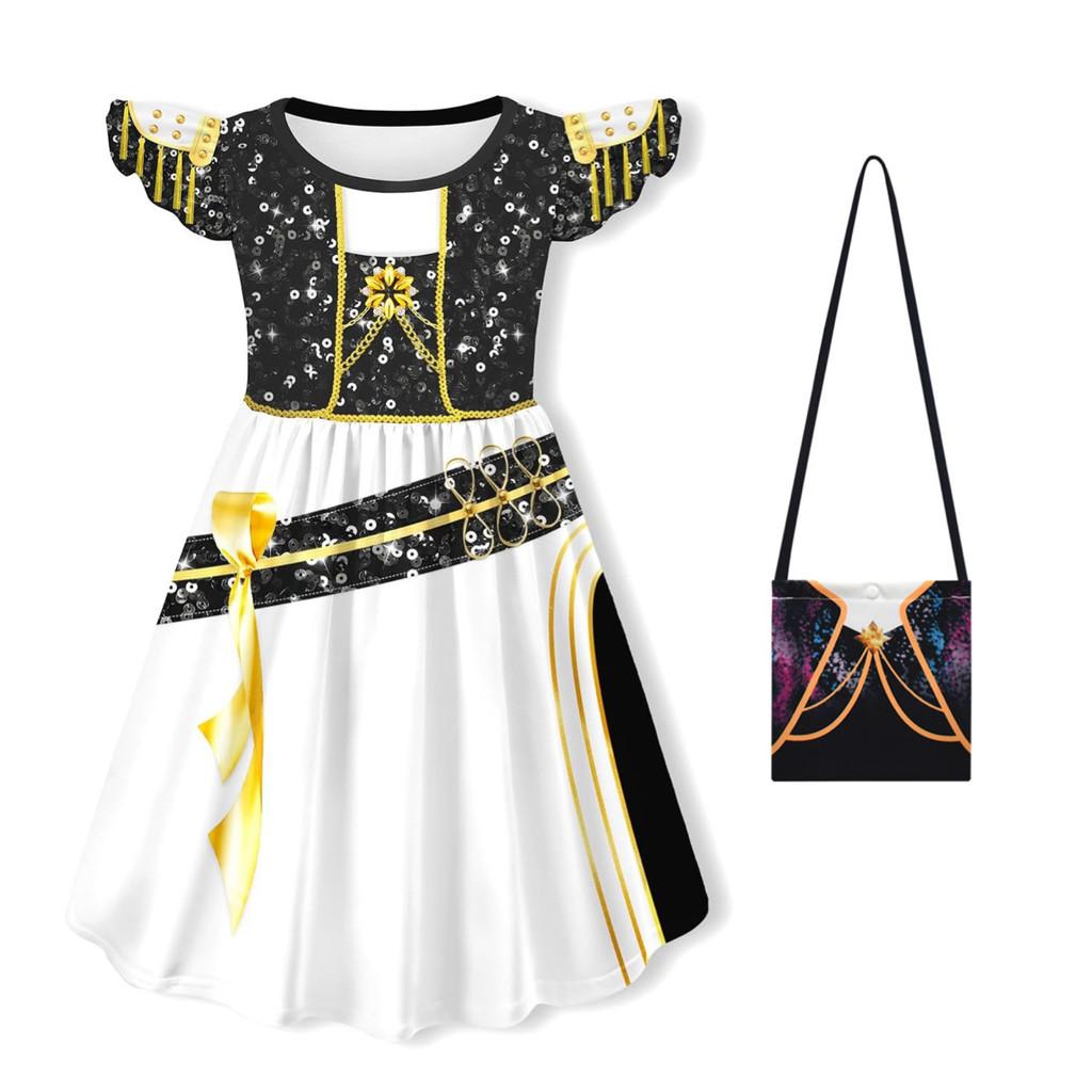 Hunters Demon Kpop Girl Cosplay Dress Clothing Halloween Party Performance Gift 110cm