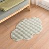 Cloud Carpet: Cute Girly Bubble Fleece Rug for Bedroom & Living Room - Machine Washable