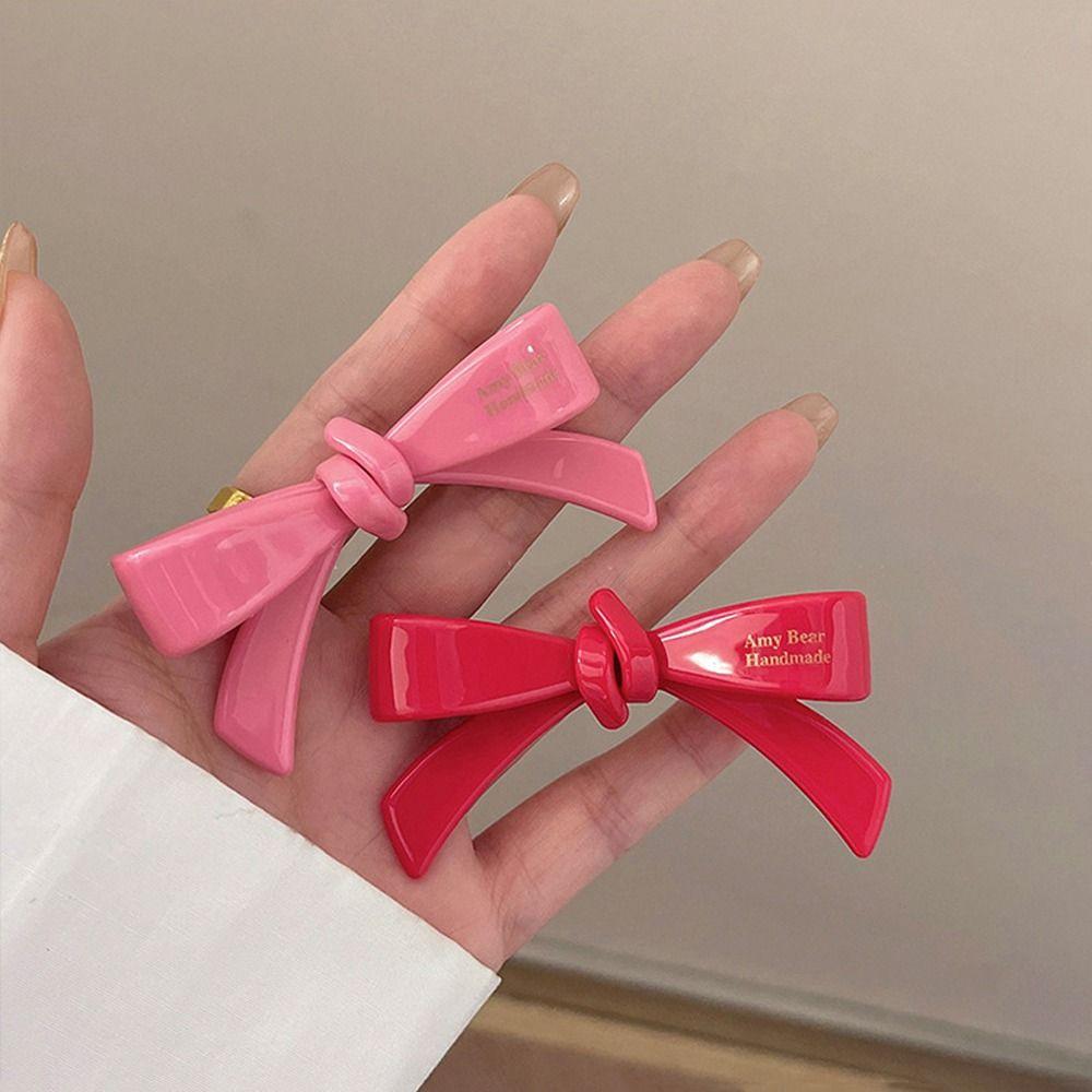 Hairpins Children Hair Clips Women Hair Clips Small Duckbill Clips Acetate Bow Hairpins Letter