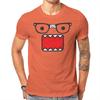 Domo Glasses Face Tshirt Graphic Unisex Tops Vintage Summer Cotton Streetwear T Shirt