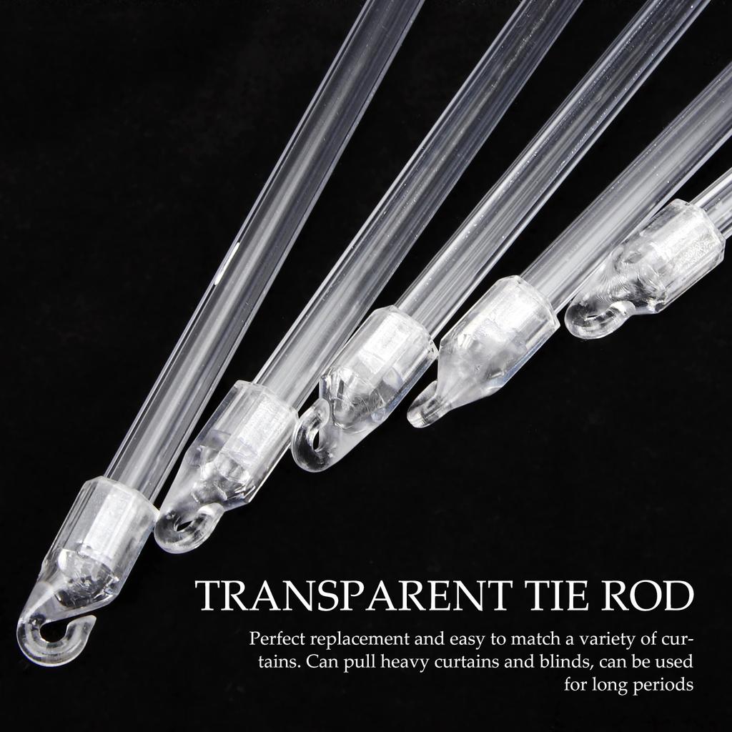 6Pcs Fiberglass Vertical Blind Wand Replacement Rod Window Curtain Pull Opener Stick Blind Wand Window Opener Pole