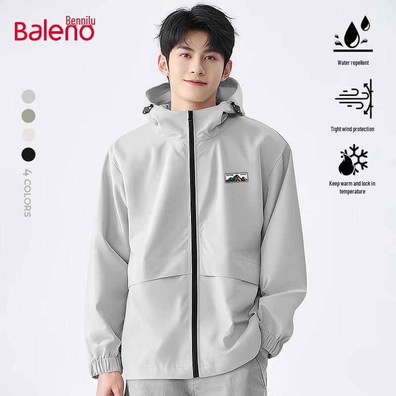 Baleno Herr Huva Vindtät Vattentät Utomhusjacka