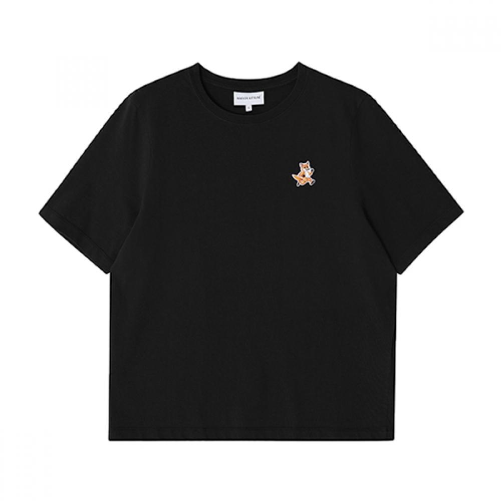 

MaiSon KitSune Mw00119kj0008 P199 Speedy Fox Patch Women S Short Sleeve Tee MW00119KJ0008 P199 (XS)