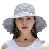 Cappello da Sole da Donna Stile Coreano a Tesa Larga - Estivo Lavabile e Pieghevole