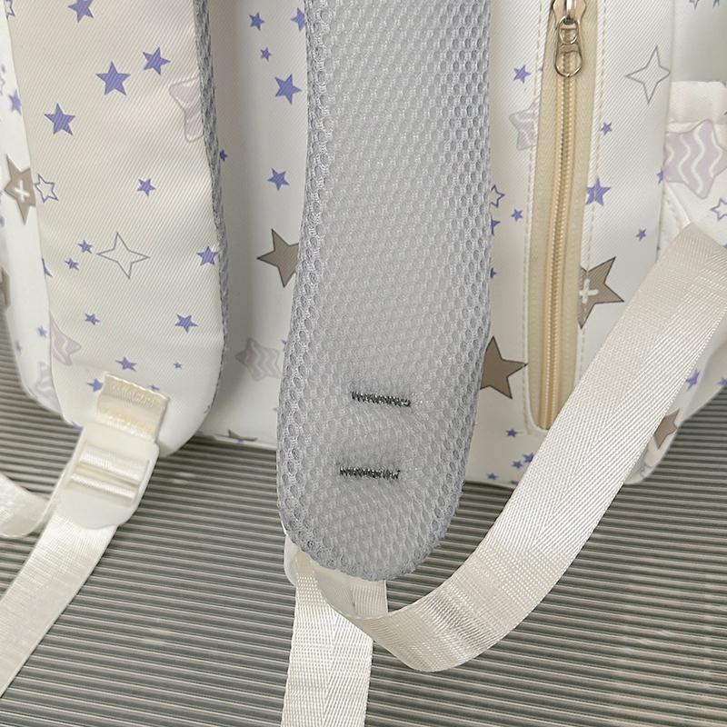 Student Schoolbag Women Star Printed Backpack