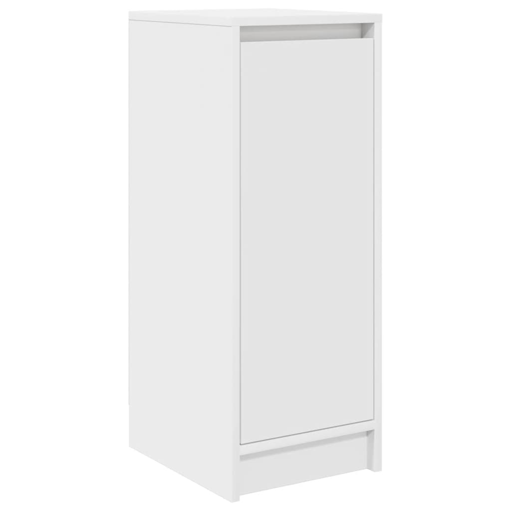 Shoe Cabinet White 29.5 x 34 x 76 cm Engineered Wood