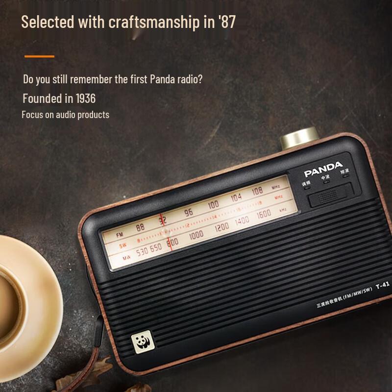 Panda T-41 Portable Retro Multi-Band Radio