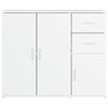 Vidaxl Cabinet, White, 91X29.5X75 Cm, Wood-Based Material