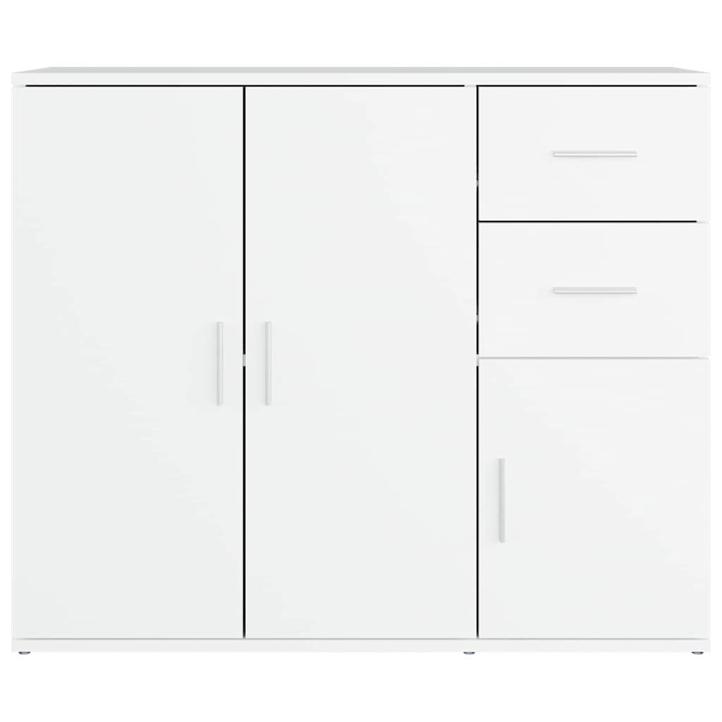 Vidaxl Cabinet, White, 91X29.5X75 Cm, Wood-Based Material