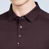[Tencel+Mulberry Silk] Machine Washable and Easy To Care for Men's Polo Shirt Business Commuter Short Sleeve T-shirt