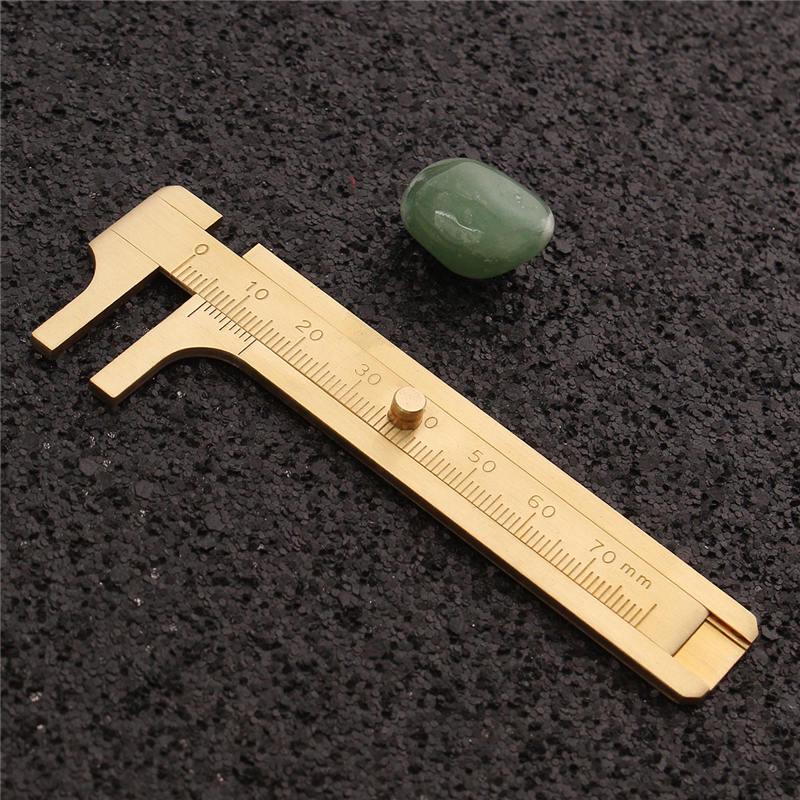 Mini Messing Schiebe Gauge Messschieber 80mm 3,25 zoll Tasche Lineal Doppel Skala
