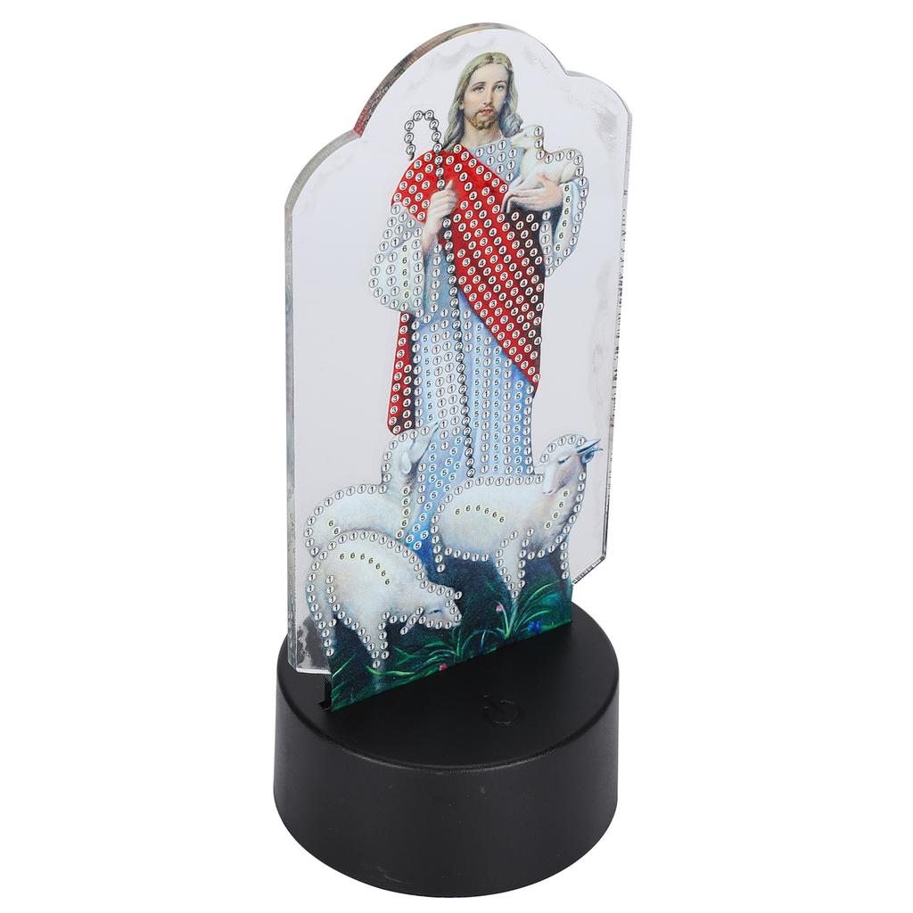 Diamonds Painting LED Lamp Unfinished Materials DIY USB 3D Night Lights 7 Color Touch Changing Home