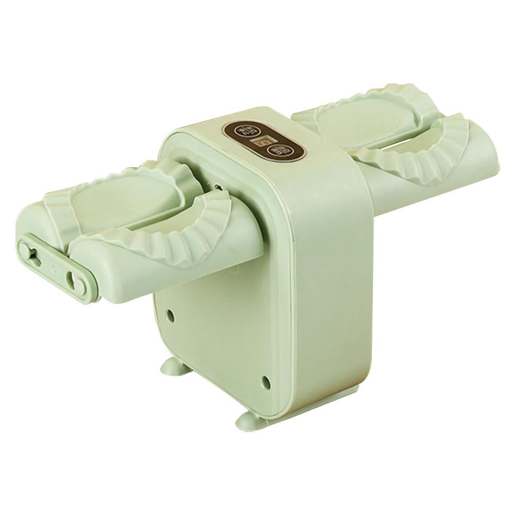 Dumpling Maker Automatic Electric Dumpling Maker Simple Fast Operation Dumpling Press Automatic Mould Dumpling Maker Machine зелёный
