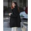 Women's Hooded Mid-length Wool Blend Coat