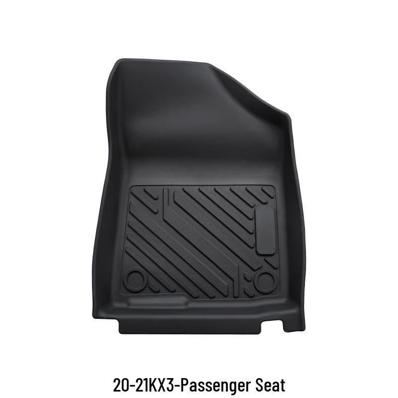 Scratch-Resistant TPE Floor Mats for 2020-2021 Kia KX3 - Durable, Wear-Resistant, Easy to Clean