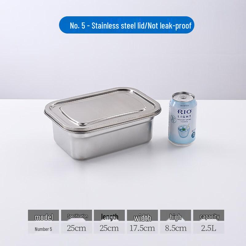 304 Stainless Steel Refrigerator Food Container