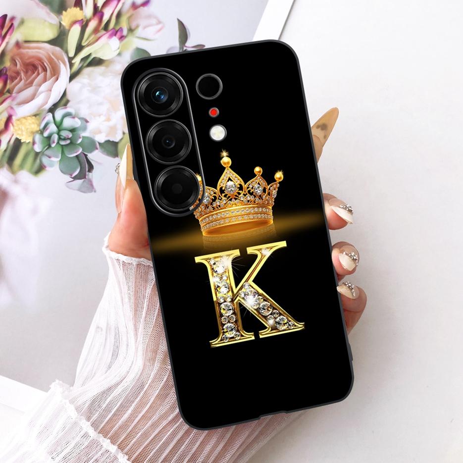 For Tecno Camon 50 4G Case CN5 Luxury Crown Letters Cover Soft TPU Phone Case For Tecno Camon 50 Pro 4G CN5c Camon50 Fundas Bags