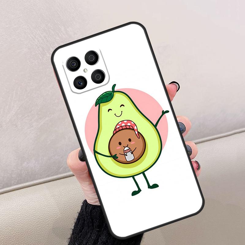 Lovely Avocado For Honor Magic 8 6 7 Pro Case For Honor 400 Lite 200 50 70 90 X8c X8b X9a X9b X9c X9d Win RT