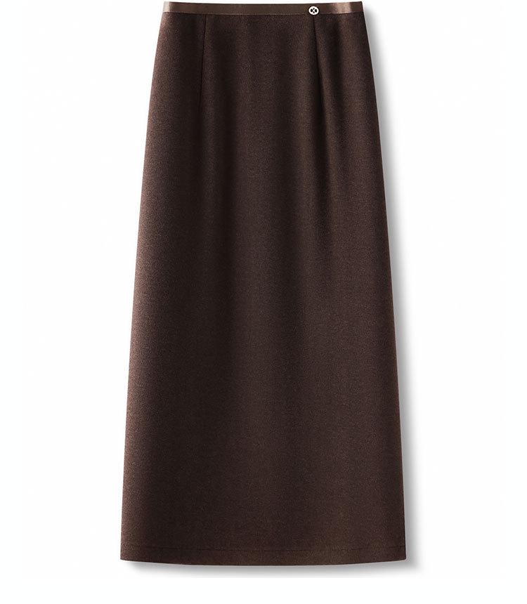 Women's Autumn/Winter 2025 A-line Slimming Pencil Skirt - Fashionable & Versatile