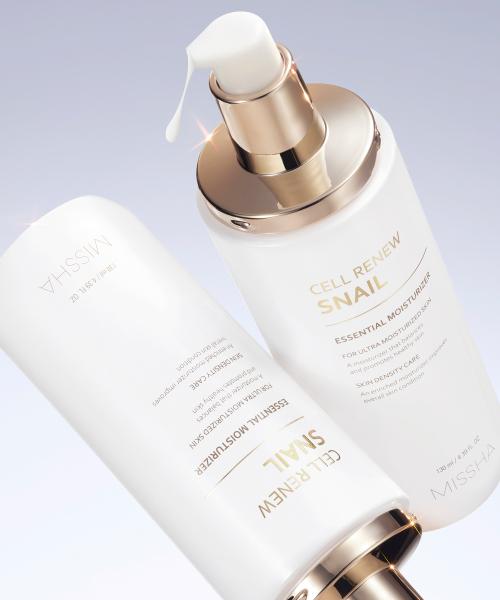 Missha Cell Renew Snail Essential Moisturizer 130 мл FREE