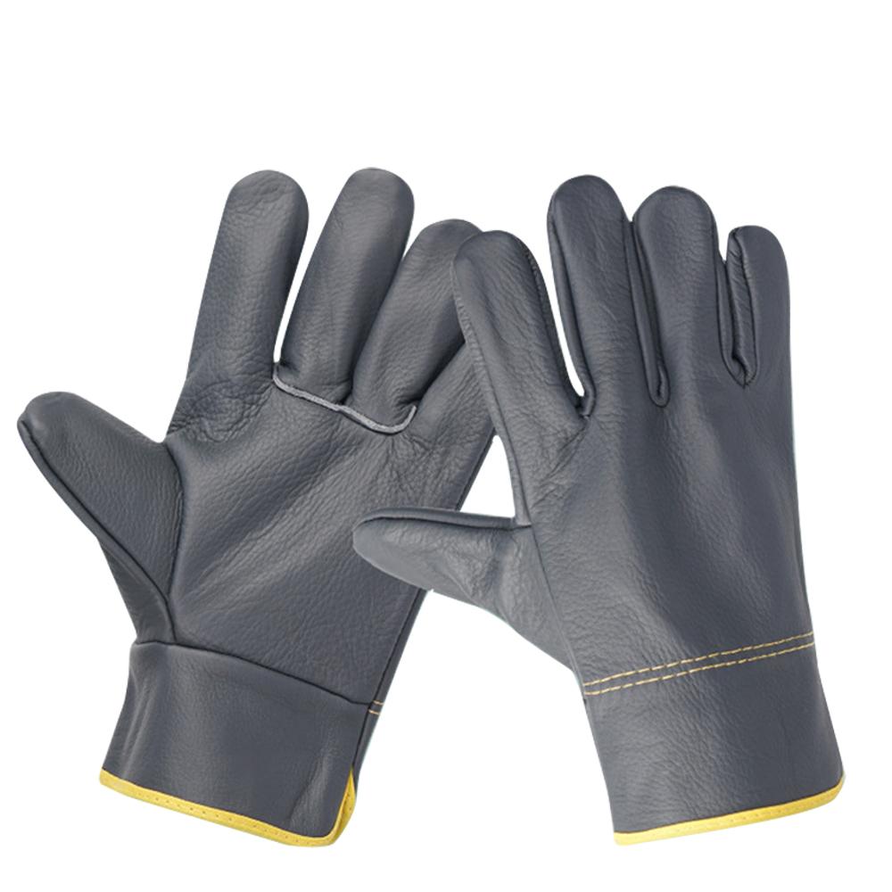 

Перчатки для сварки Перчатки сварщика Износостойкие утолщенные двухслойные рабочие перчатки Металлообработка Садоводство Переезды Домашние животные