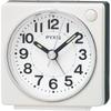 Clock Alarm Clock Table Clock Analog White Pearl 65×64×38mm PYXIS NR449W