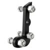   Excavator L Shaped Bracket Replacement for     Excavator 3 Hole Hydraulic Thumb Clip Bracket with 3 Pull Pins