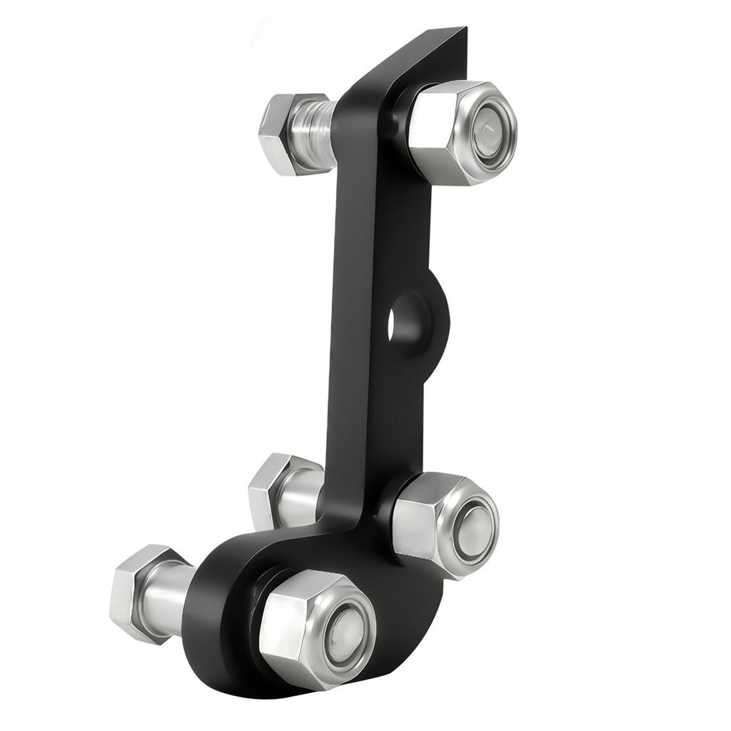 Excavator L Shaped Bracket Replacement for Excavator 3 Hole Hydraulic Thumb Clip Bracket with 3 Pull Pins