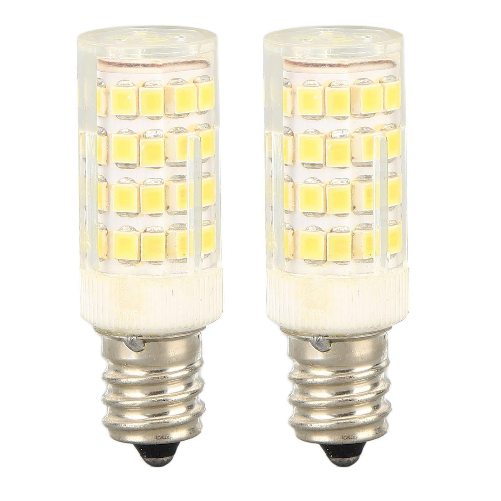 

2PCS E12 Dimmable LED Bulb PC 52LEDs 100130V LED Candelabra Bulb for Ceiling Fan Light Salt Lamp