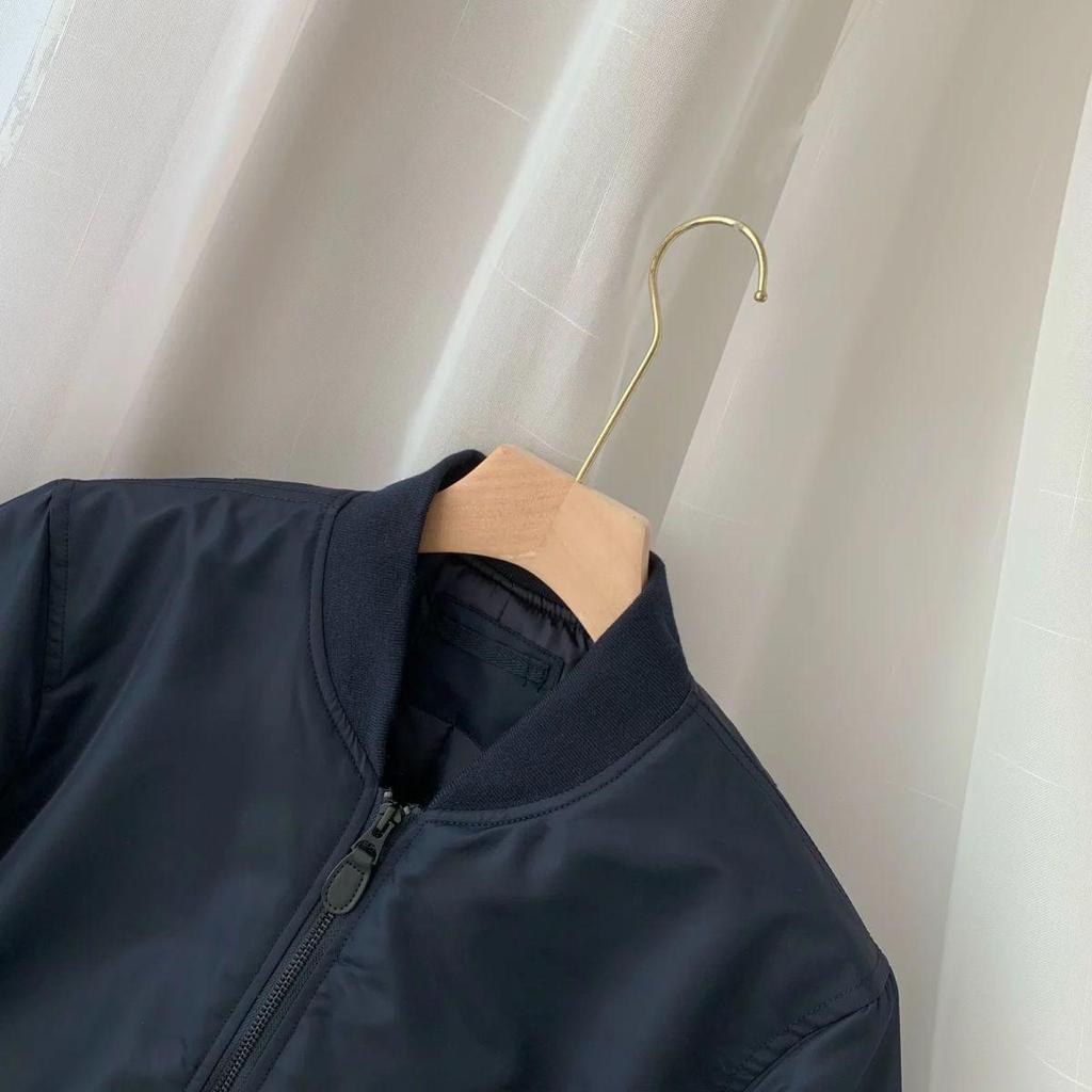 2025 Autumn/Winter Japanese Pilot Baseball Jacket: Stylish Stand Collar Cotton Coat for Couples
