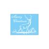 Christmas Static Cling Window Stickers with Snowflake and Ornament Ball Designs for Glass Decor