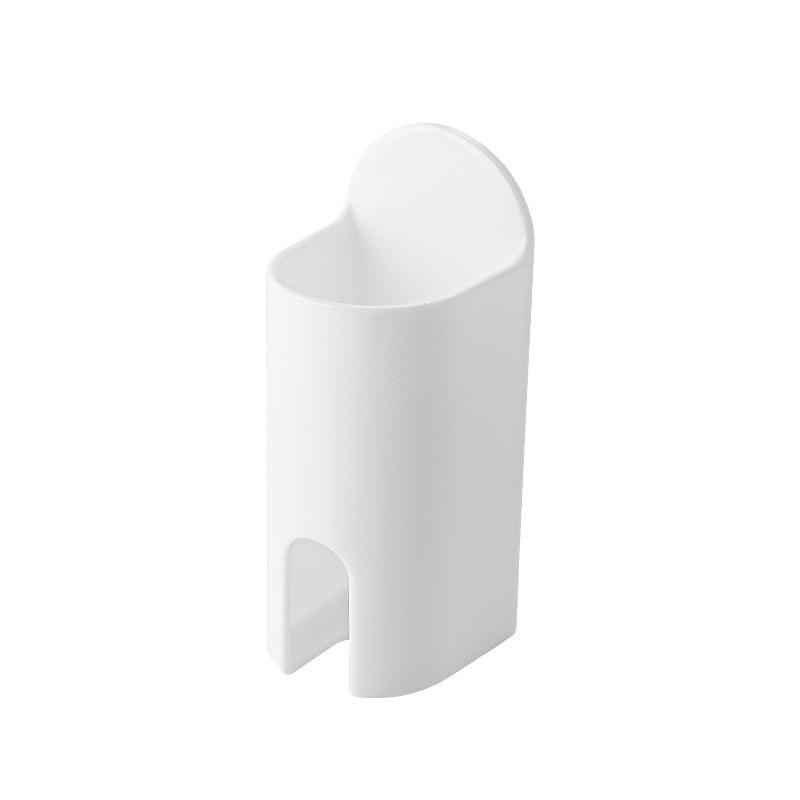 

Wall-Mounted Multifunctional Storage Box & Toothbrush Holder with No-Punch Design