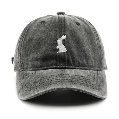 Hat Autumn and Winter Washed Embroidery Cap Outdoor Travel Sun Protection Sun Shade Baseball Cap