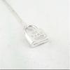 Used Old Tiffany Cadena Lock Padlock Padlock Necklace