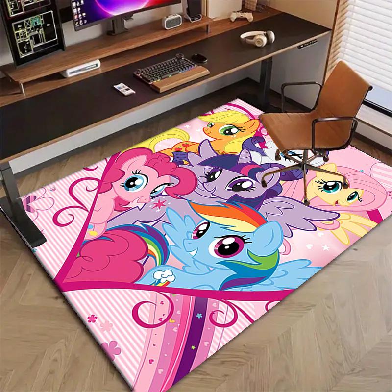 1pc My Little Pony3 Design Printed Area Rug Carpet for Bedroom Living Room Home Decor Rugs Mat Non Slip Mat Rug for Bedside