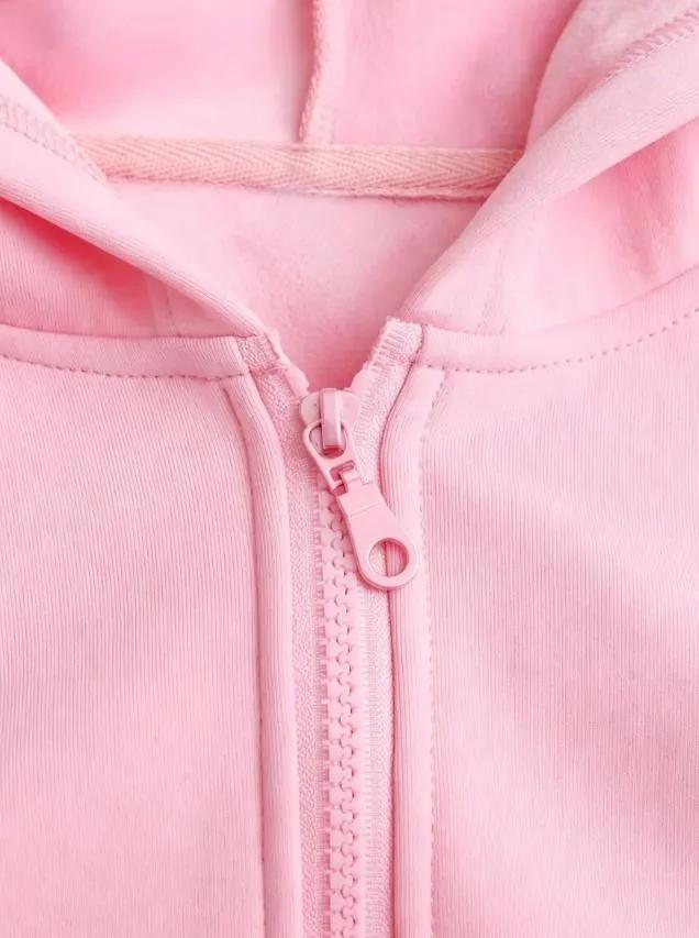 Kids AutumnWinter Thickened ZipHoodie,Cute Cartoon Excavator Tractor Print,Warm Soft Zip Up Sweat Jacket,Casual Kids Outerwear With Front Hand Pockets