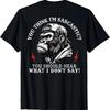 You Think I M Sarcastic Should Hear Funny Monkey On T Shirt Unisex Top For Everyday Wear Sligh