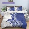 MSV Duisburg Pattern Bedding Home Decoration Birthday Gift (1 * Duvet Cover + 2 * Pillowcase, Without Core)