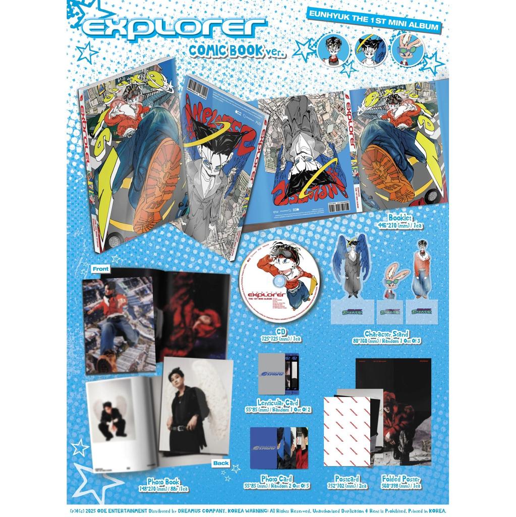 EUNHYUK - [EXPLORER] 1st Mini Album COMIC BOOK Version