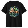 Funny Teacher Back To School Ocean Happy To Sea Your Face T-Shirt Summer Pure Cotton T-Shirts For Couple Leisure Printed Tshirt