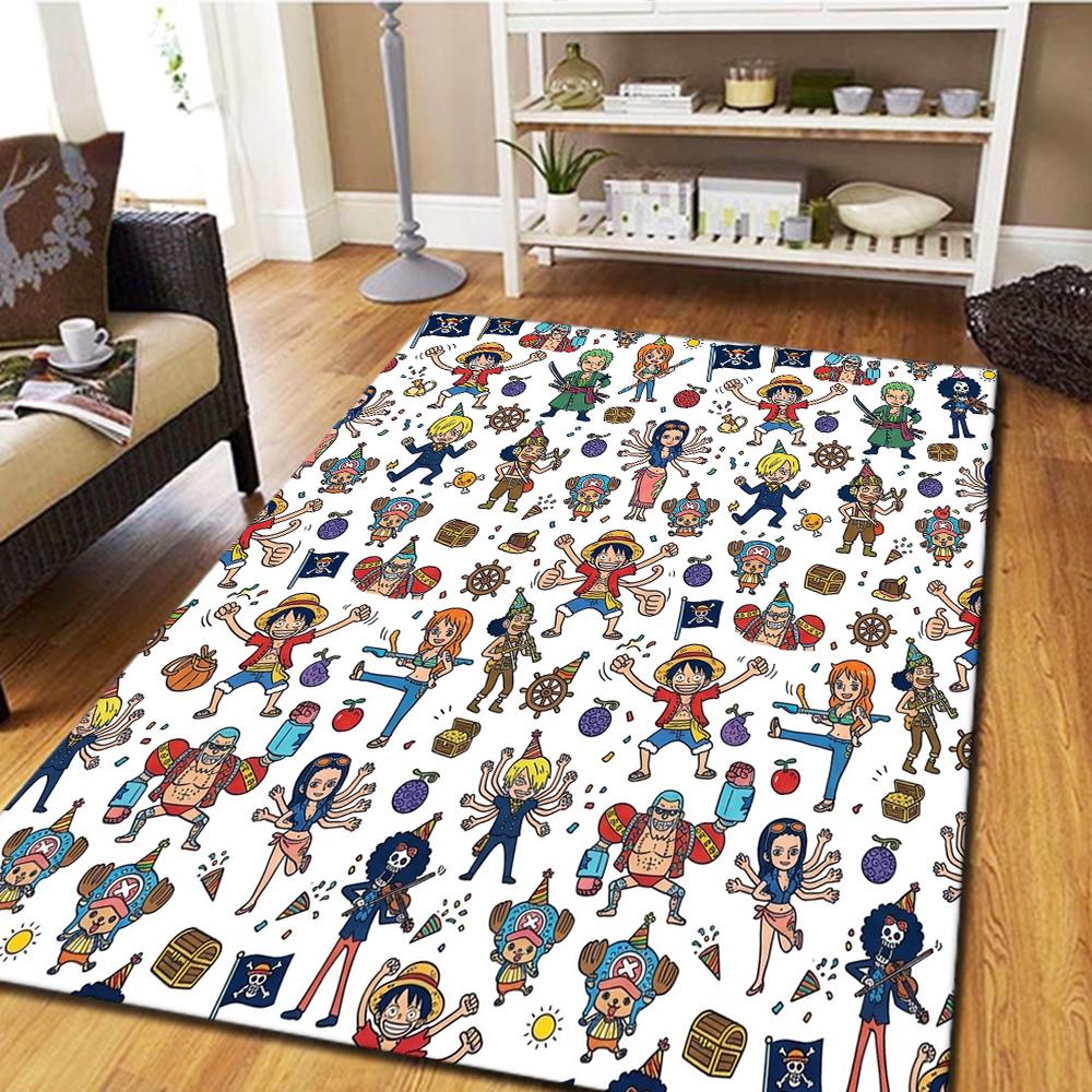 One Piece Poster Carpet - Living Room Bedroom, Home Decor Cool Movie Mat Play Floor Mat -HE129